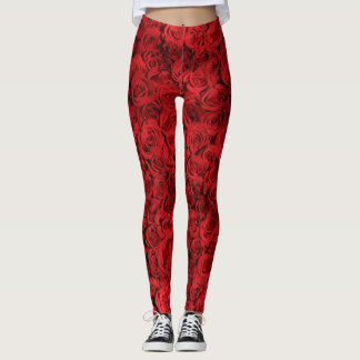 Red Roses Leggings