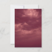 Red Roses Lijst Afbeelding Red Clouds Wed RSVP & M (Achterkant)