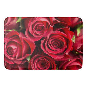 Red Roses Luxury Bath Mat