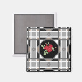 Red roses magneet (Voorkant / Achterkant)