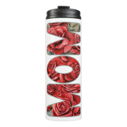 Red Roses Mam Thermosbeker (Voorkant)