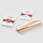 Red Roses Memorial Hand Fan Handwaaier (Niet-gemonteerd)