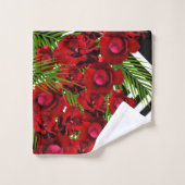 Red Roses Modern Bad Handdoek (Wasdoekje)