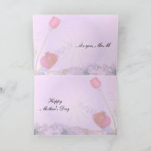 Red Roses Moederdag Kaart (Binnen)