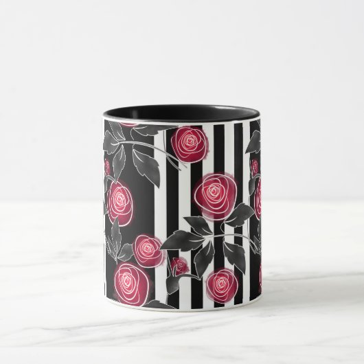 Red roses mok (Midden)