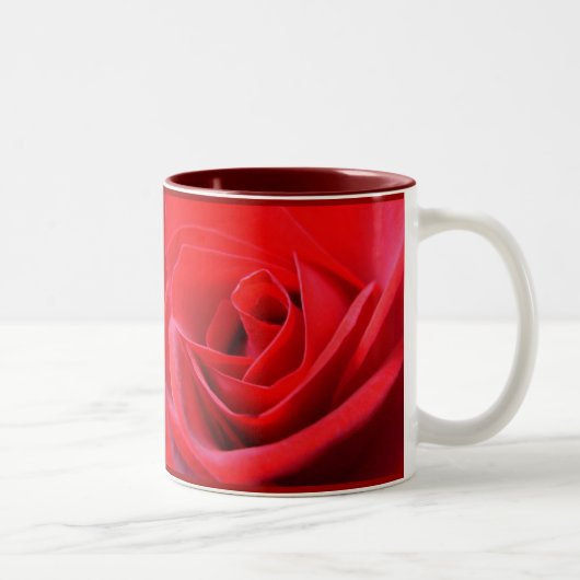Red Roses Mok Coffee Cup Mooi Roos Decor (Rechts)