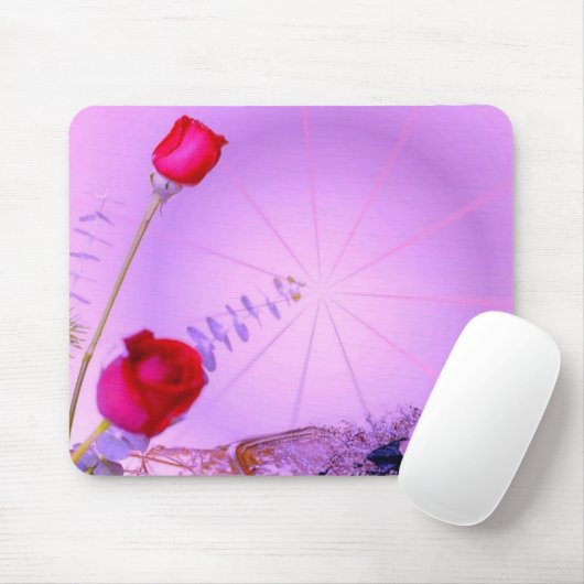 Red Roses Mousepad Muismat (Met muis)