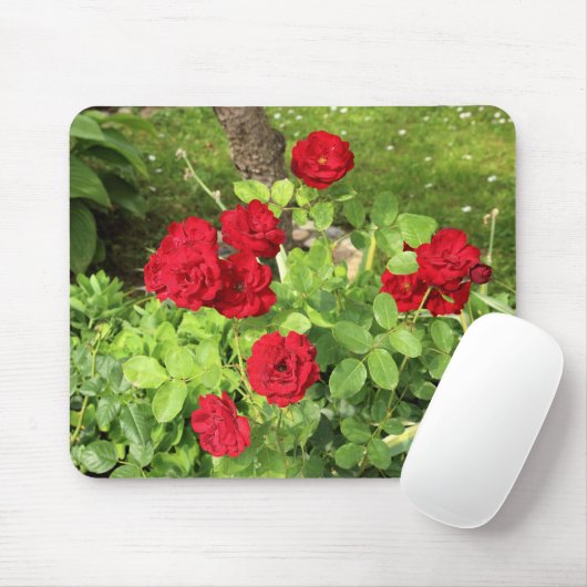 Red Roses Mousepad Muismat (Met muis)