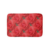 Red Roses Natuur Patroon Badmat (Voorkant)