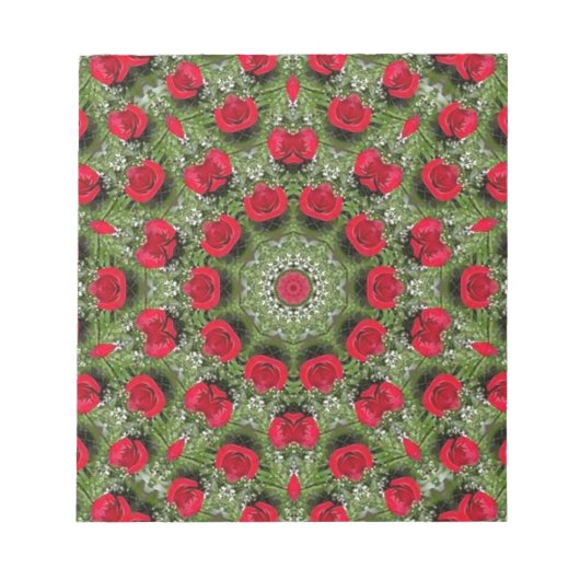Red roses notitieblok (Voorkant)