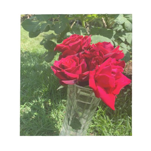 Red Roses Notitieblok (Voorkant)