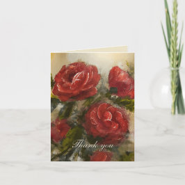 Red Roses Notitiekaartje