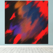 Red roses of our vibrant continent canvas afdruk (Insitu (Houten vloer))