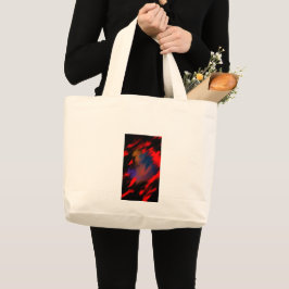 Red roses of our vibrant continent grote tote bag