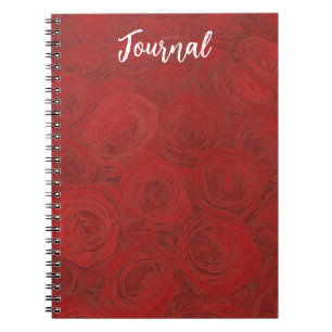 Red Roses op Journal Notitieboek