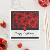 Red Roses Paper Napkin Servet (Insitu)