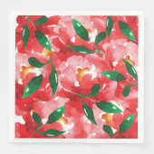 Red Roses Papier Diner Servetten (Voorkant)