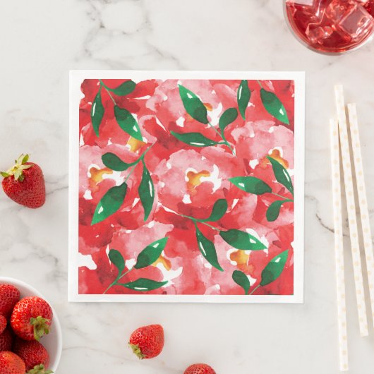 Red Roses Papier Diner Servetten (Insitu)