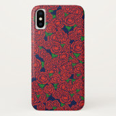  Red Roses Pattern Valentijn Art Flowers Case-Mate iPhone Case (Achterkant)