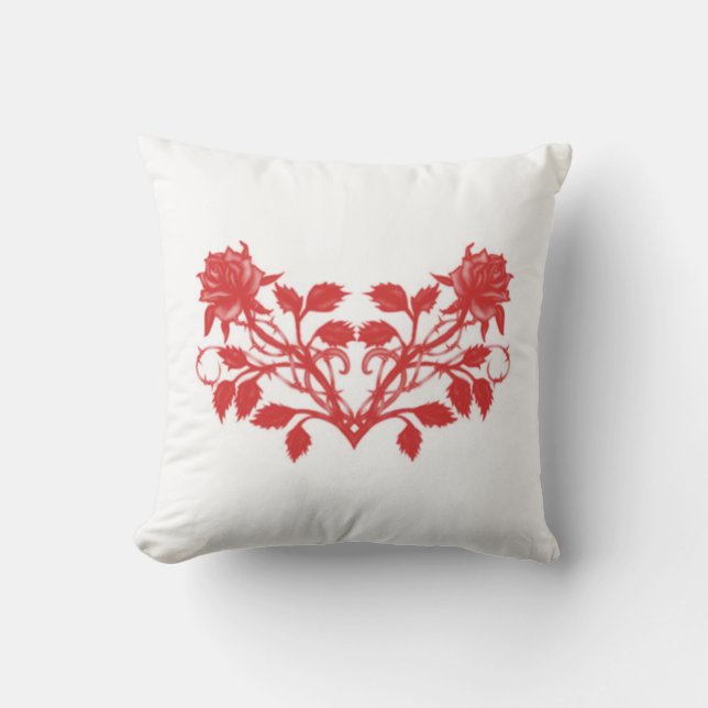 Red Roses Pillow Kussen (Voorkant)