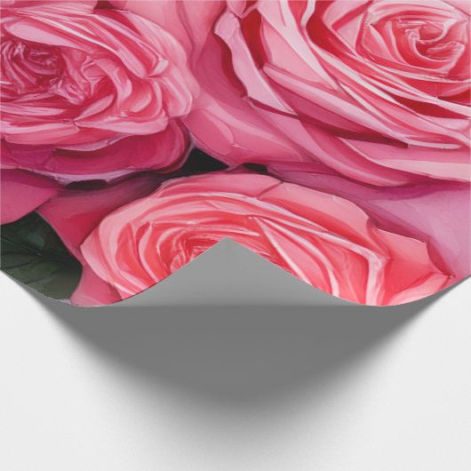 Red roses, Red roses, Cadeaupapier (Hoek)