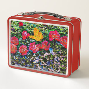 Red Roses Red Roses Metalen Lunchbox