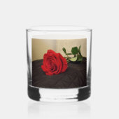Red Roses Rocks Glas (Voorkant)