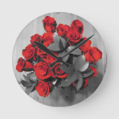 Red roses ronde klok (Voorkant)