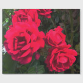 Red Roses Rosarium Cadeaupapier (Vlak)