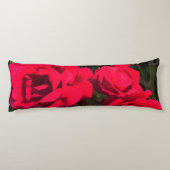 Red Roses Rosarium Lichaamskussen (Achterkant)
