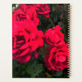 Red Roses Rosarium Planner (Achterkant)