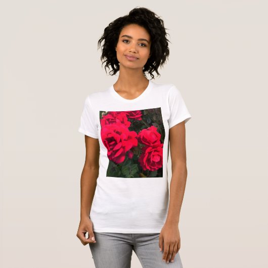 Red Roses Rosarium T-shirt (Voorkant volledig)