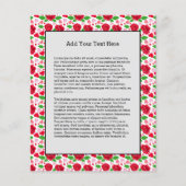 Red Roses Roze geeft het hart Happy Valentines Day Flyer (Voorkant)