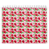 Red Roses Roze geeft het hart Happy Valentines Day Kalender (Hoes)