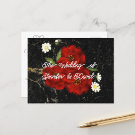 Red Roses RSVP Briefkaart