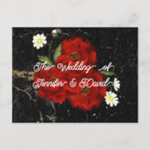 Red Roses RSVP Briefkaart (Voorkant)