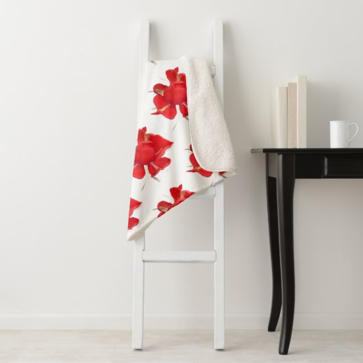 Red Roses, Sherpa Deken (In situ)