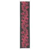 Red Roses Short Table Runner Korte Tafelloper (Voorkant)