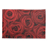 Red Roses Silver Diamonds Kussensloop (Achterkant)