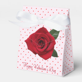 Red Roses Snoep of cadeau Valentijnsdag Favor Box Bedankdoosjes