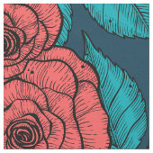 Red roses stof (Close Up)