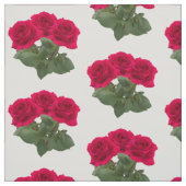 Red roses stof (Swatch)