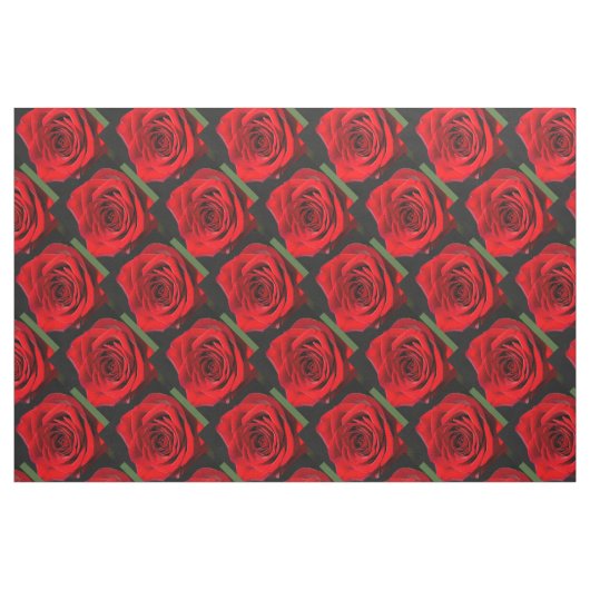 Red roses stof (Fat Quarter)