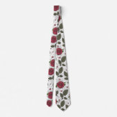 Red Roses  Stropdas (Achterkant)