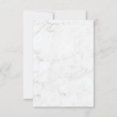 Red Roses Sympathie Begrafenis Bedankkaart (Achterkant)