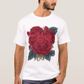 Red roses t-shirt (Voorkant)