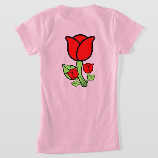 Red Roses T-Shirt (Laag Achter)