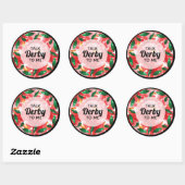 Red Roses Talk Derby voor mij Ronde Sticker (Vel)