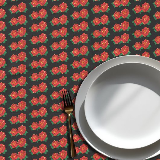 Red Roses Tattoo Tafelkleed