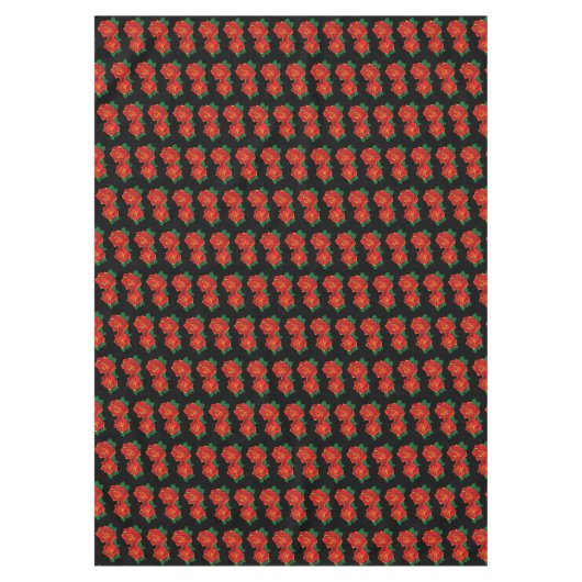 Red Roses Tattoo Tafelkleed (Voorkant)